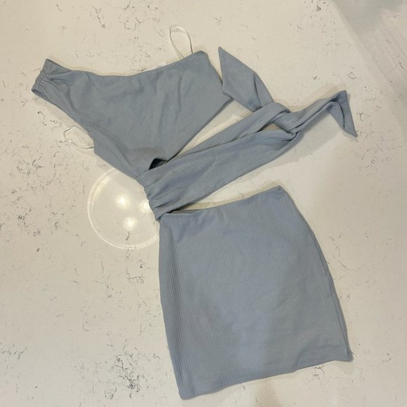 Lovers and Friends Blue Cut-Out Dress - Picture 5 of 5